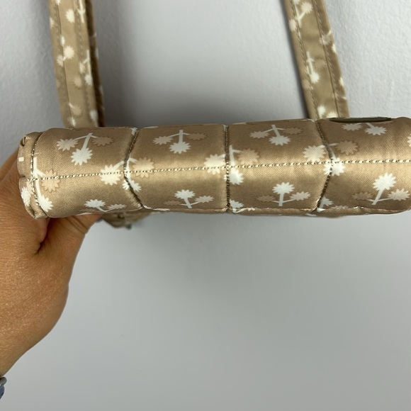 Lug Skipper Casual Travel Shoulder Pouch Orchard Print Crossbody Bag Sand Taupe - Picture 9 of 15